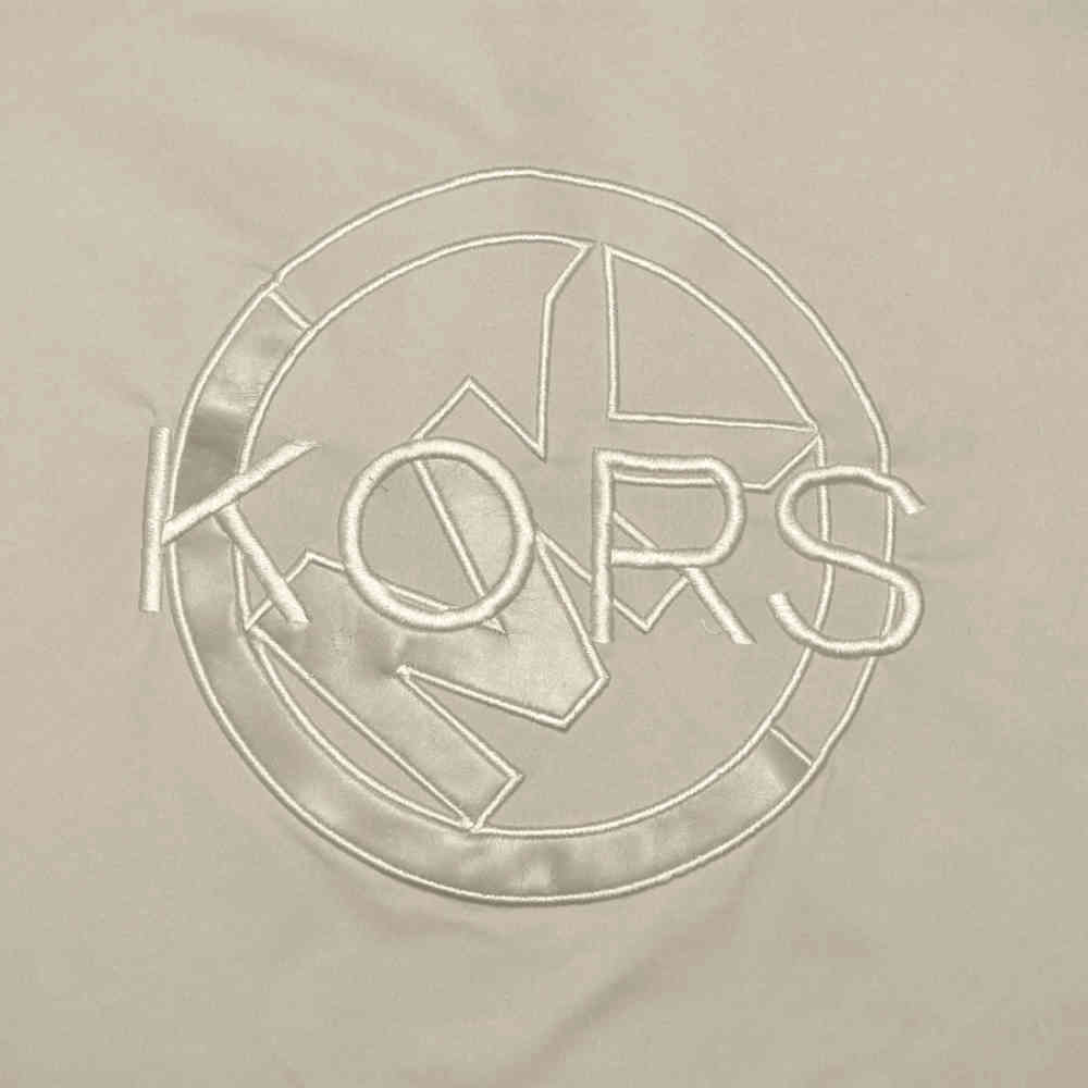 Michael Kors Embroidered Cream Premium T-shirt & Shorts Combo-thumb-4