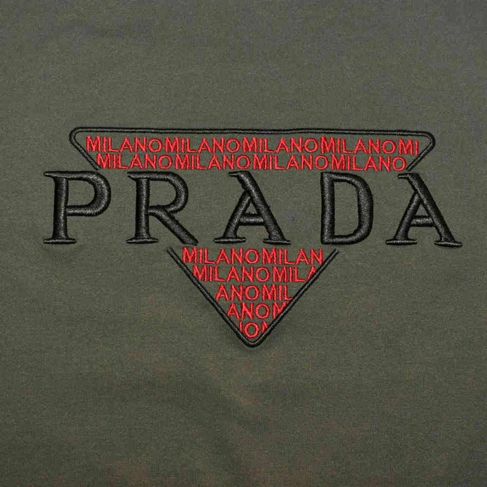 Prada Green Premium Quality Men's Half Sleeve T-shirt & Shorts-thumb-4