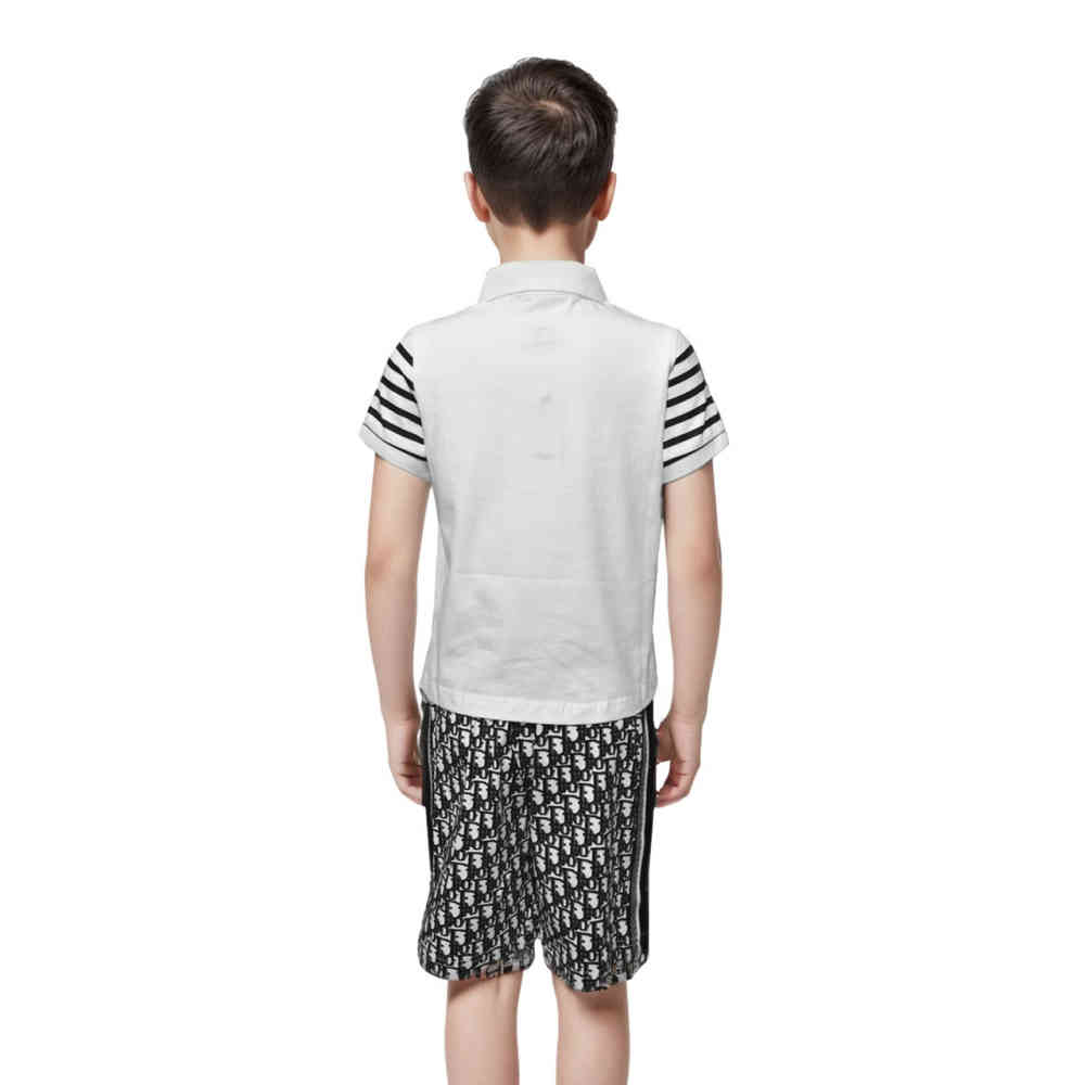 Dior logo Print White Premium Kids Co-ord Set-1