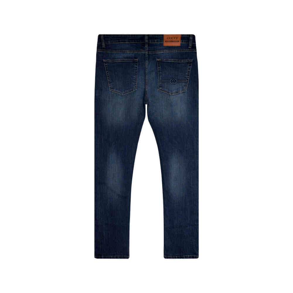 Gucci Dark Blue Premium Quality Denim Jeans-5