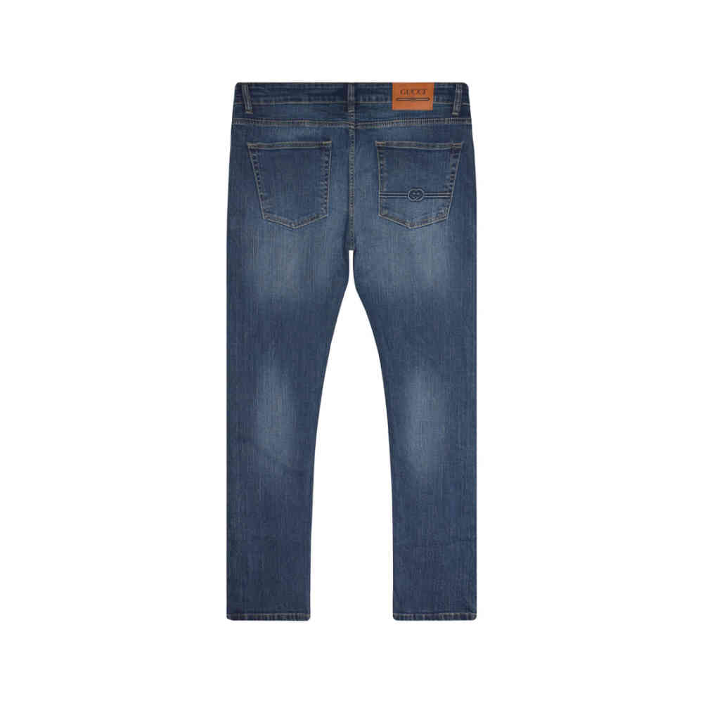 Gucci Blue Premium Quality Denim Jeans-5
