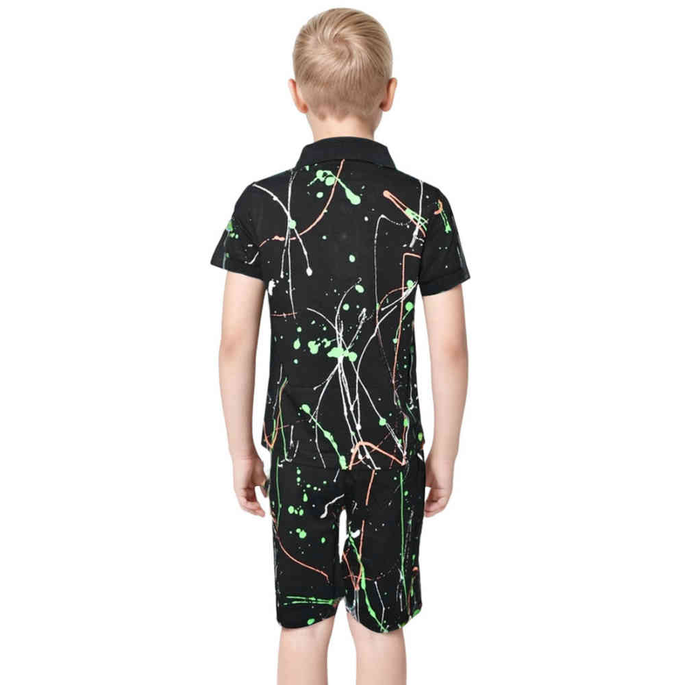 Balenciaga Black Premium Quality Kids Co-ord Set-1