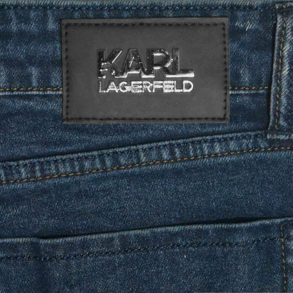 Karl Lagerfeld Dark Blue Premium Quality Jeans-thumb-4