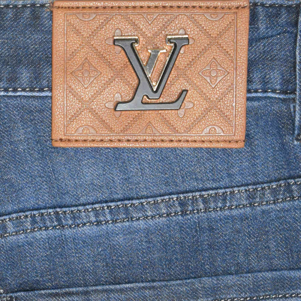 Louis Vuitton Blue Premium Quality Jeans-thumb-4