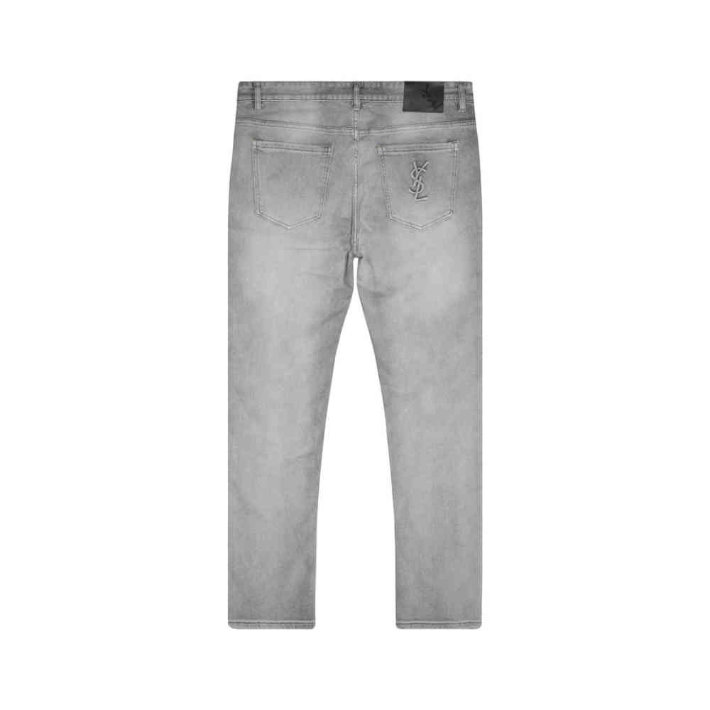 YSL Light Blue Premium Quality Jeans-thumb-5