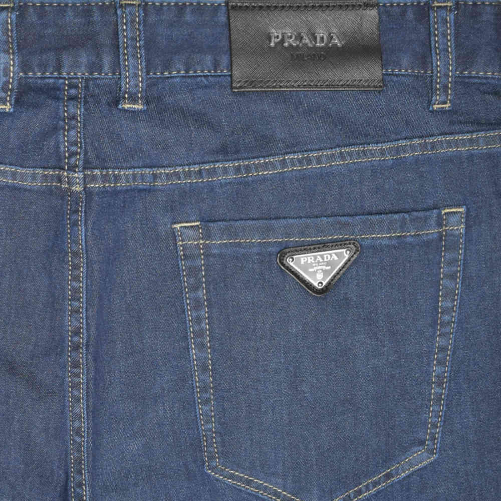 Prada Blue Premium Quality Jeans-thumb-3