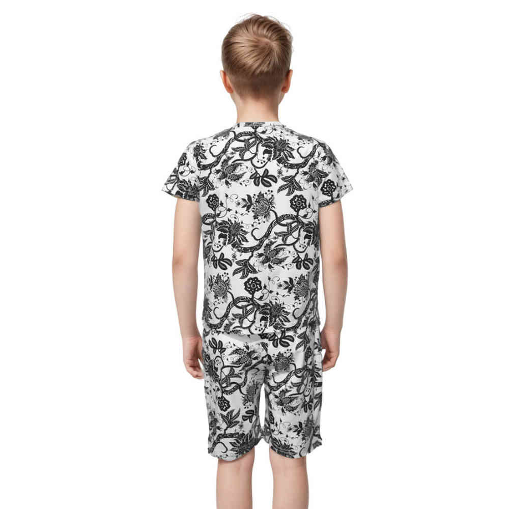 Christian Dior Floral Print Premium Kids Co-ord Set-thumb-1