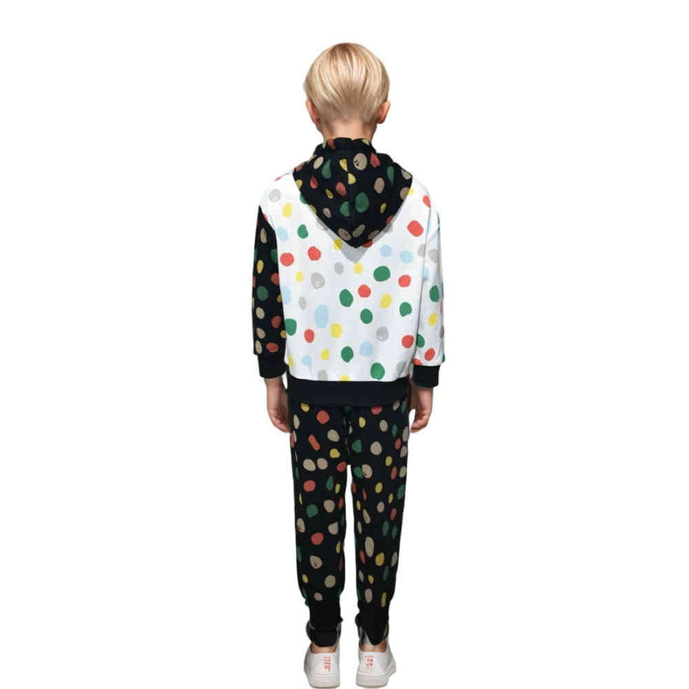 Louis Vuitton Blue & Black Premium Kids Co-ord Set-1
