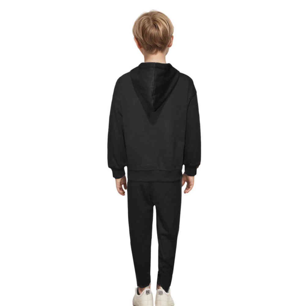 KENZO Tiger Emroidered Black Premium Kids Co-ord Set-1