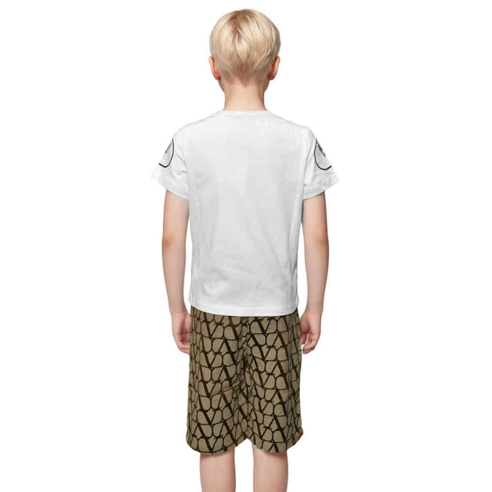 Valentino White Premium Quality Kids Co-ord Set-thumb-1