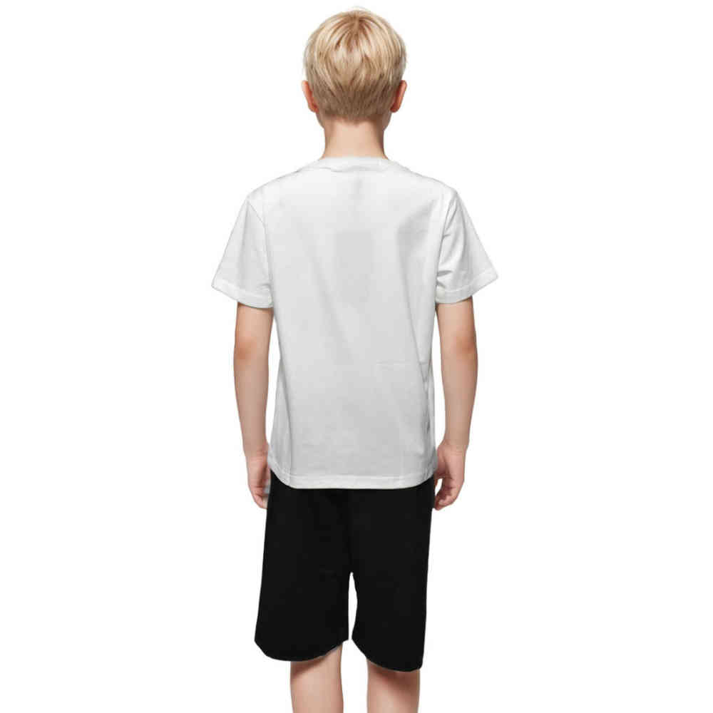 Burberry White Teddy-bear Print Premium Kids Co-ord Set-1