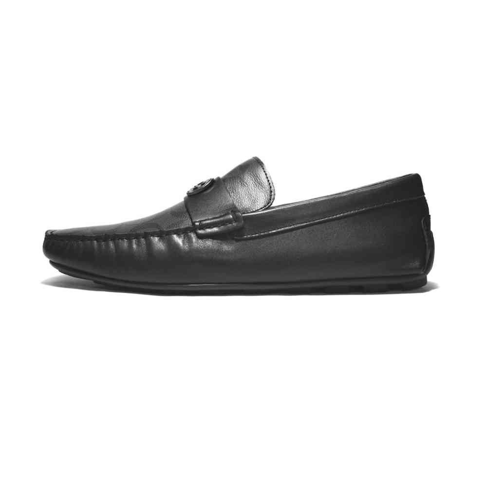 Coach Black Premium Quality Loafers-1