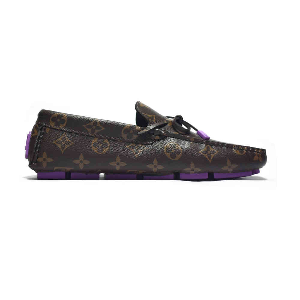 Louis Vuitton Brown Driver Moccasin Loafers-2