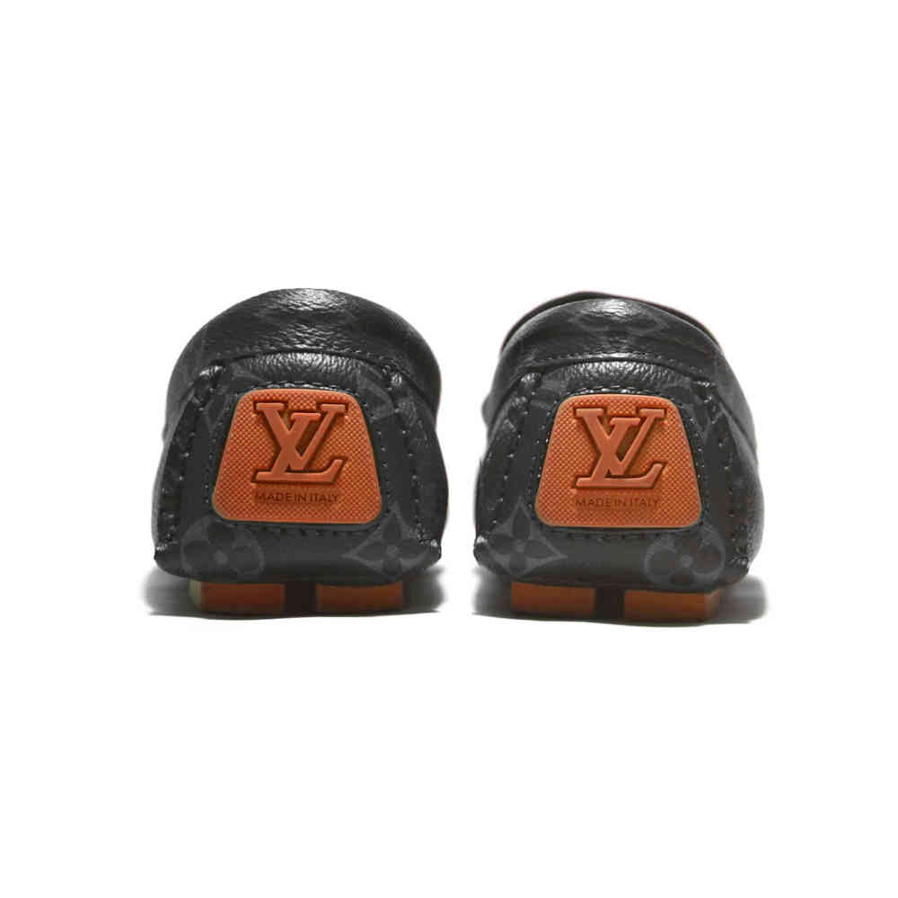 Louis Vuitton Black Driver Moccasin Loafers-4