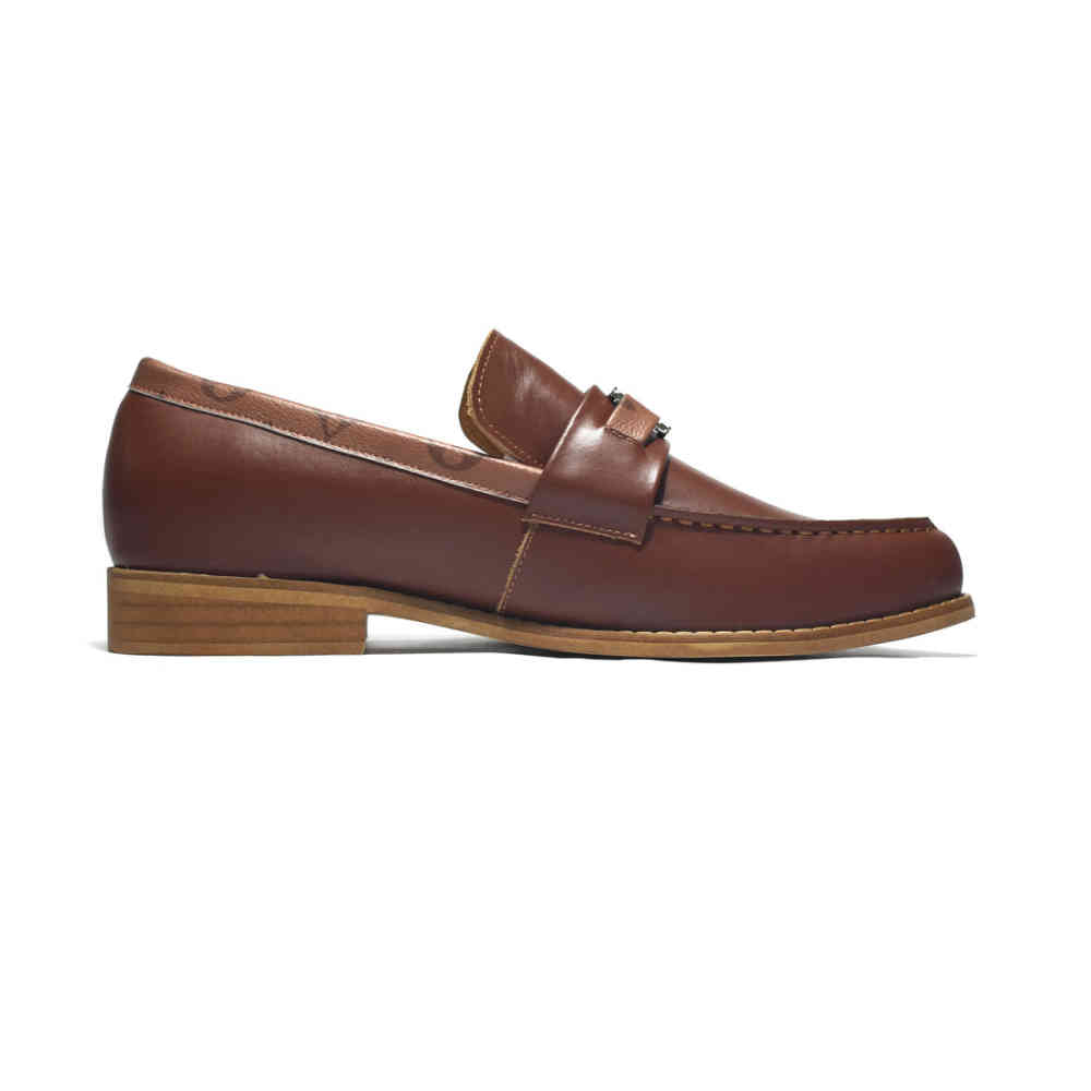 Louis Vuitton Brown Premium Quality Loafers-thumb-2