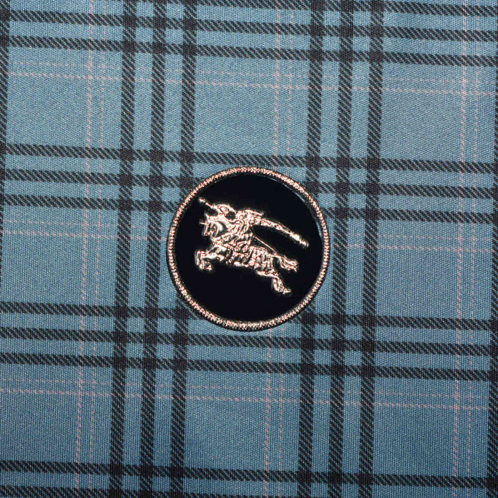 Burberry Blue Check Premium Quality T-shirt-thumb-3