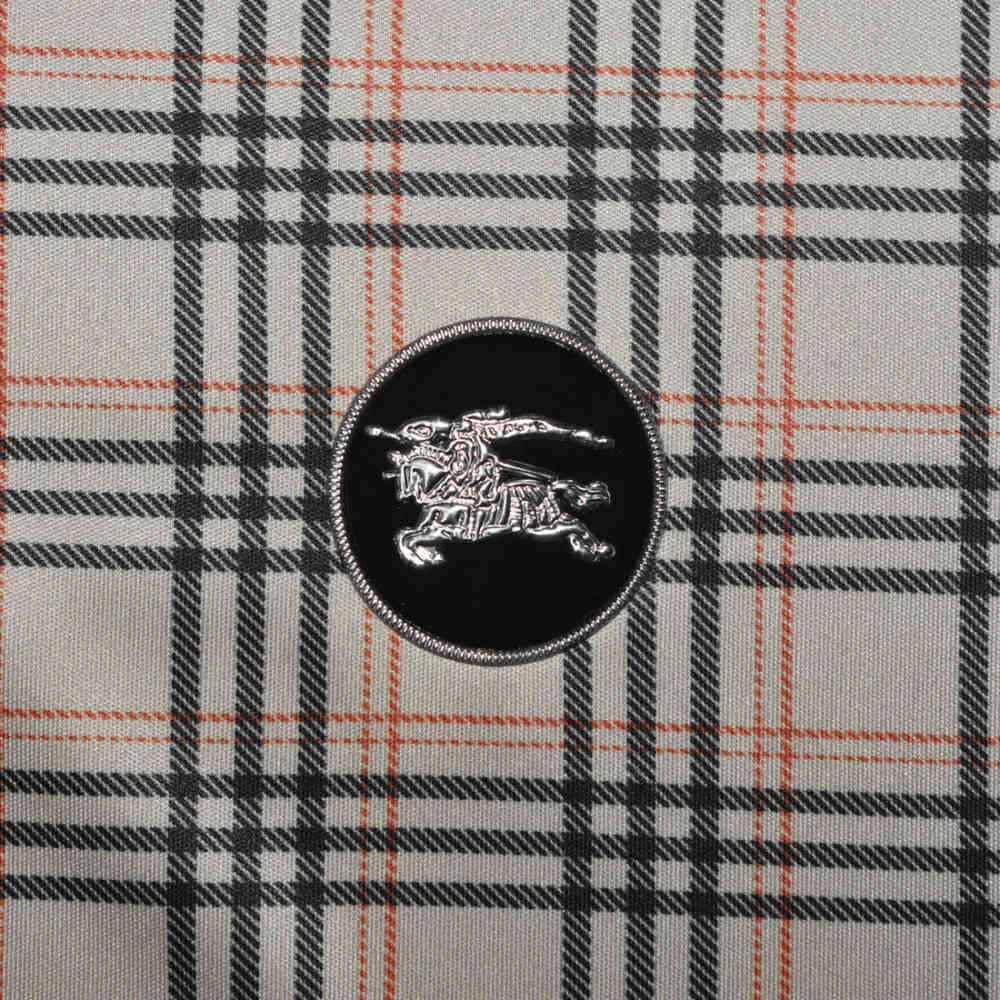 Burberry Brown Check Premium Quality T-shirt-thumb-3