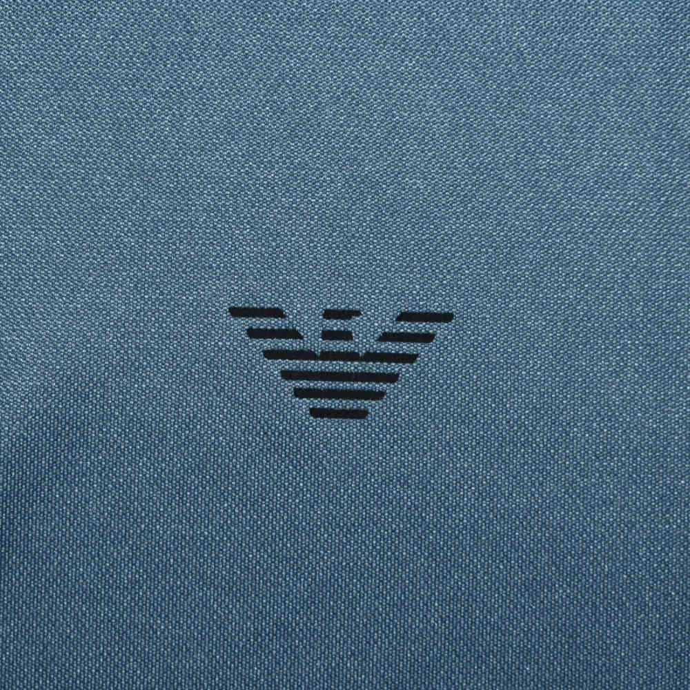 Giorgio Armani Embroidered Blue Premium T-shirt-3