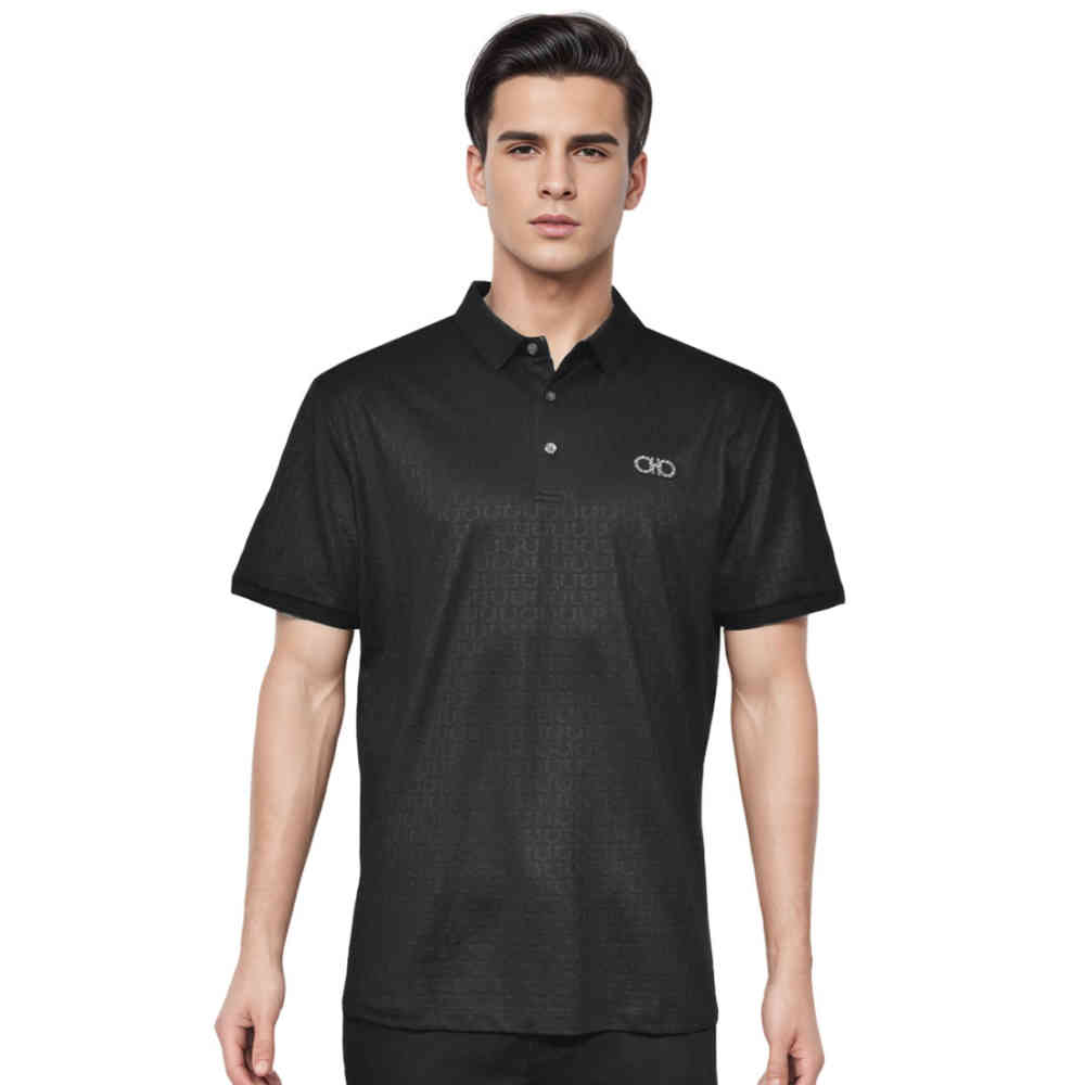 Salvatore Ferragamo Black Premium Quality T-shirt-thumb-0