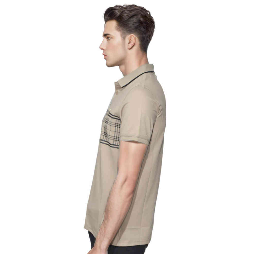 Burberry TB Embroidered Brown Premium Polo T-shirt-2