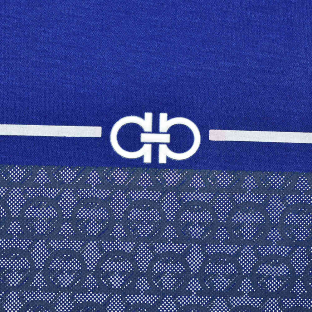 Salvatore Ferragamo Blue Premium Luxury Polo T-shirt-3
