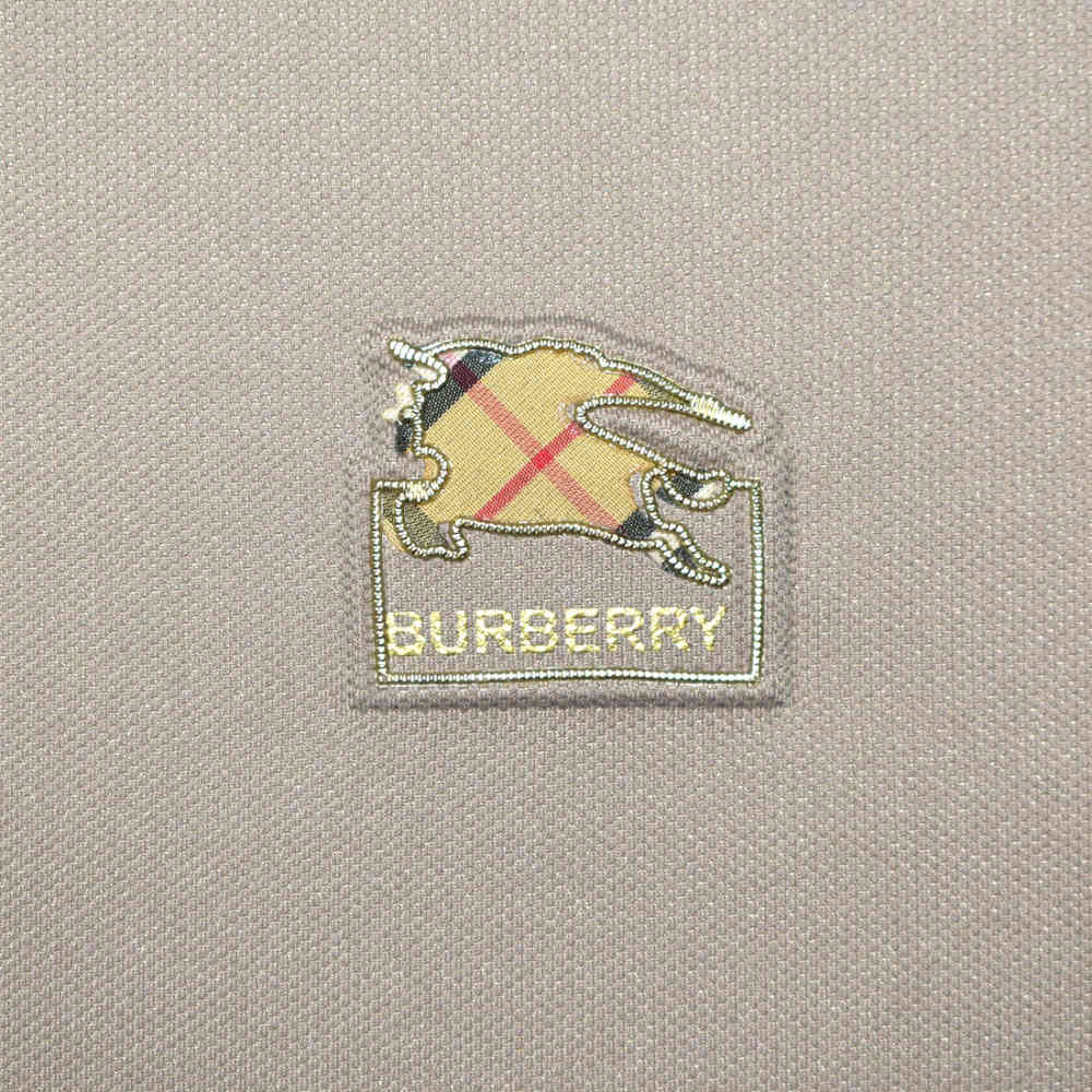 Burberry Brown Premium Quality Polo Tees-3