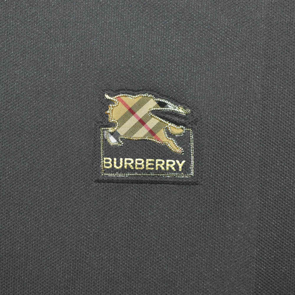 Burberry Grey Premium Quality Polo Tees-3
