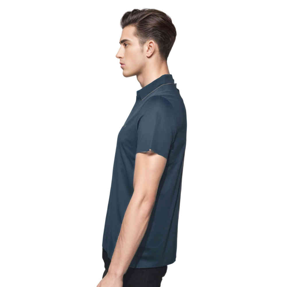 Dior Blue Premium Quality Polo Tees-thumb-2