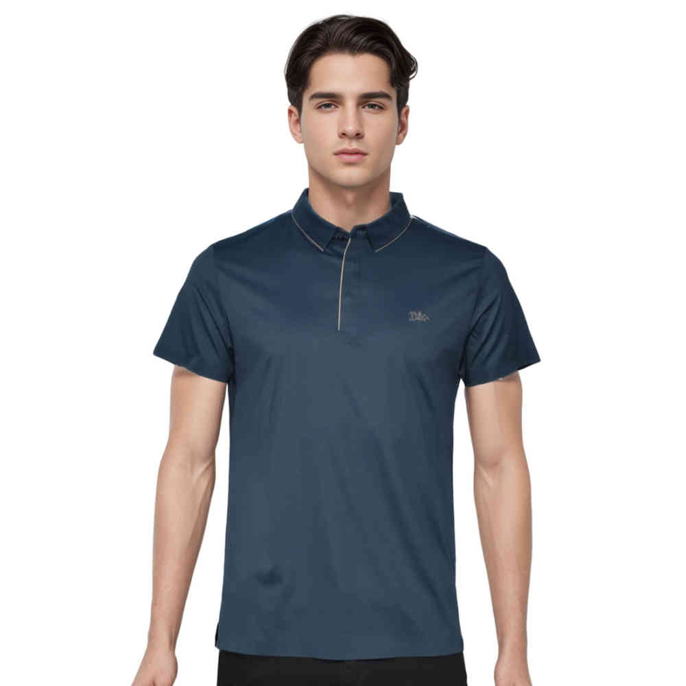 Blue Dior Dark Green Premium Quality Polo Tees