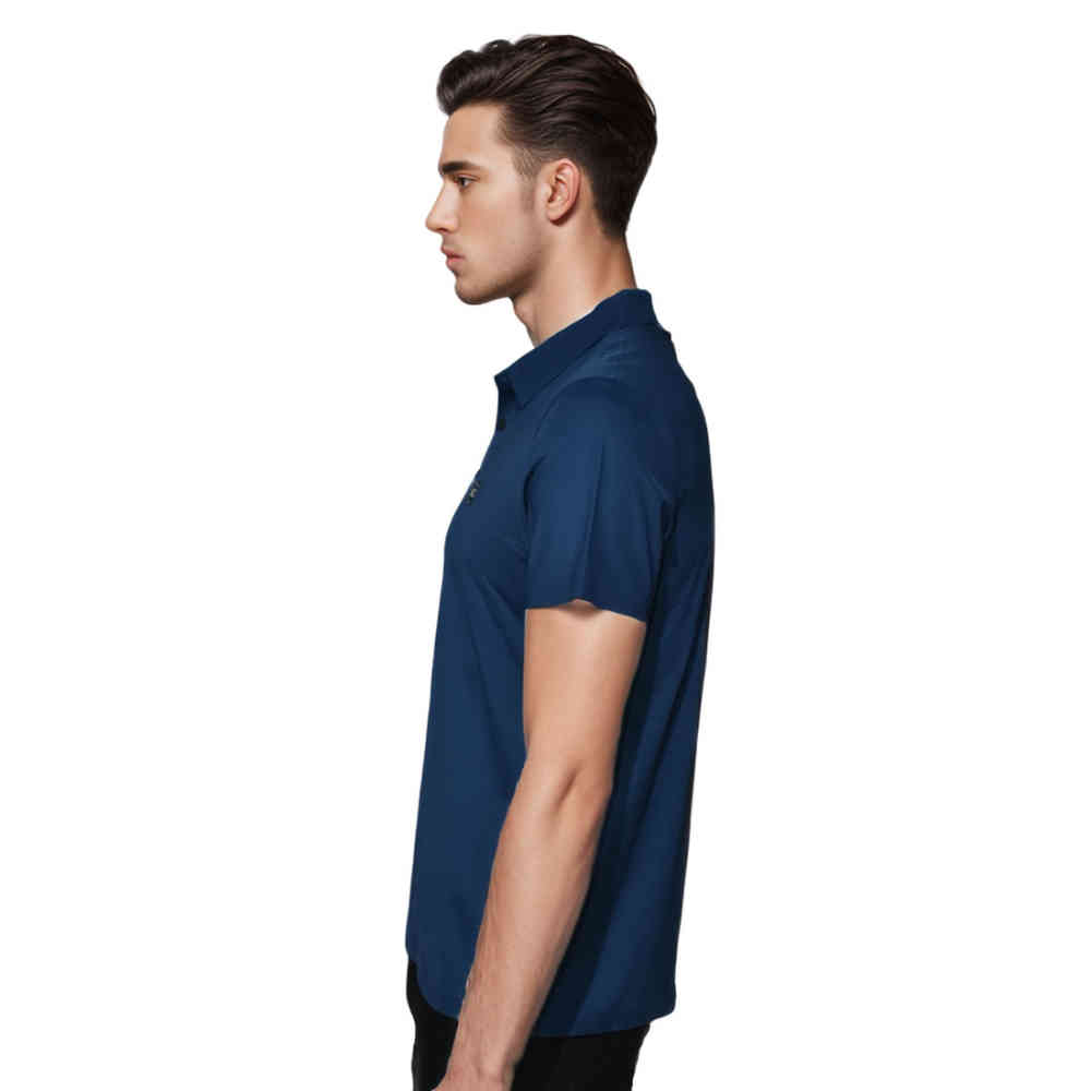 Burberry Blue Premium Quality Polo Tees-2