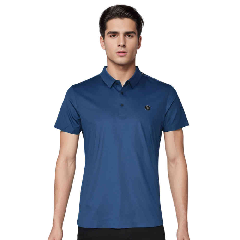 Blue Burberry Light Blue Premium Quality Polo Tees