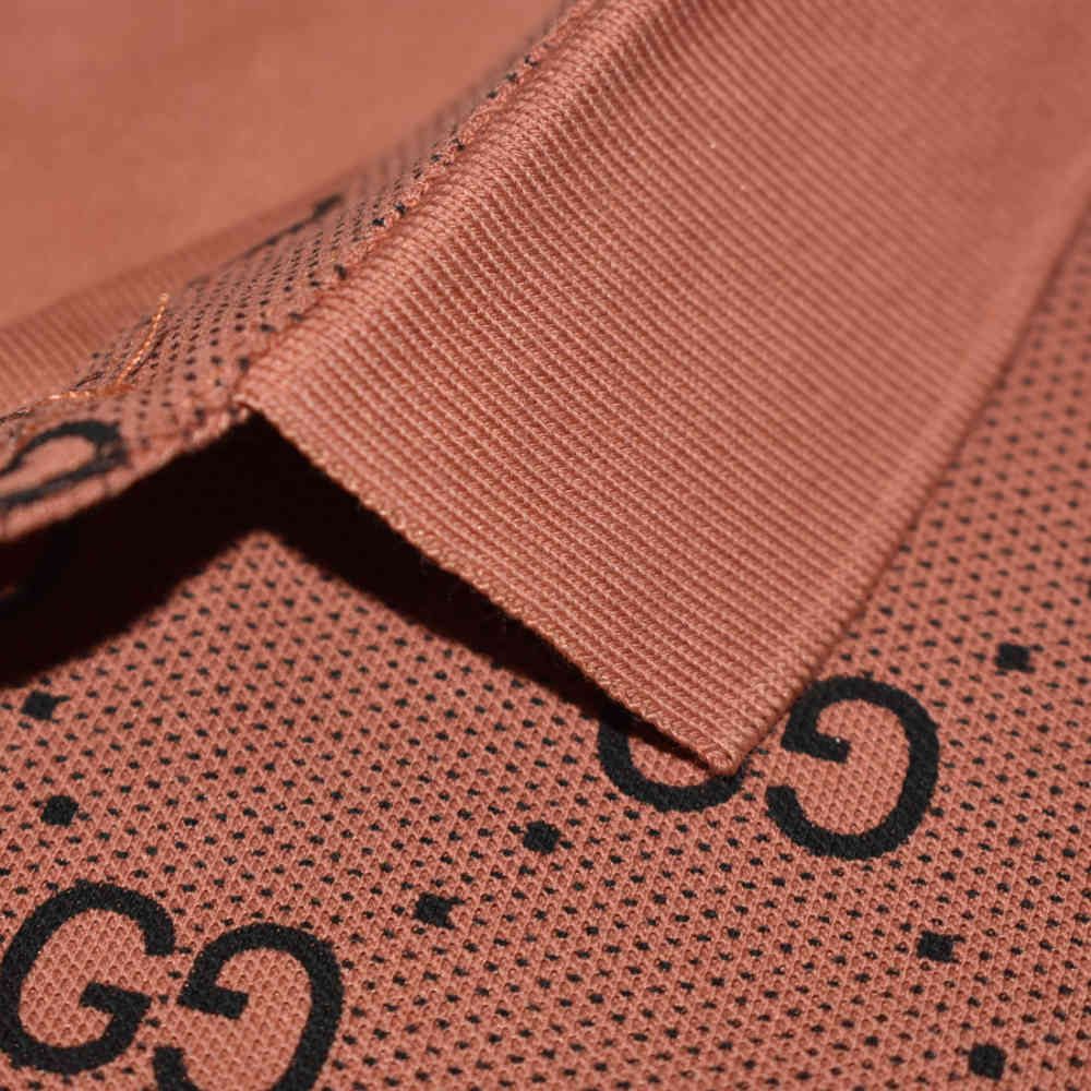 Gucci Brown Premium Quality Polo Tees-7