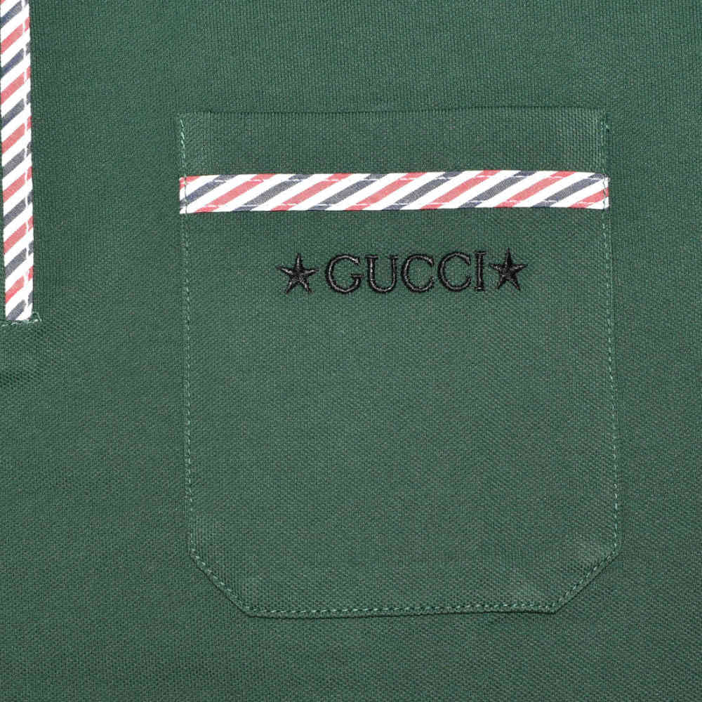 Gucci Green Premium Quality Polo T-shirt-3