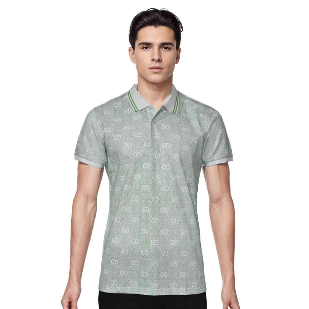 Green Gucci Red Premium Quality Polo Tees