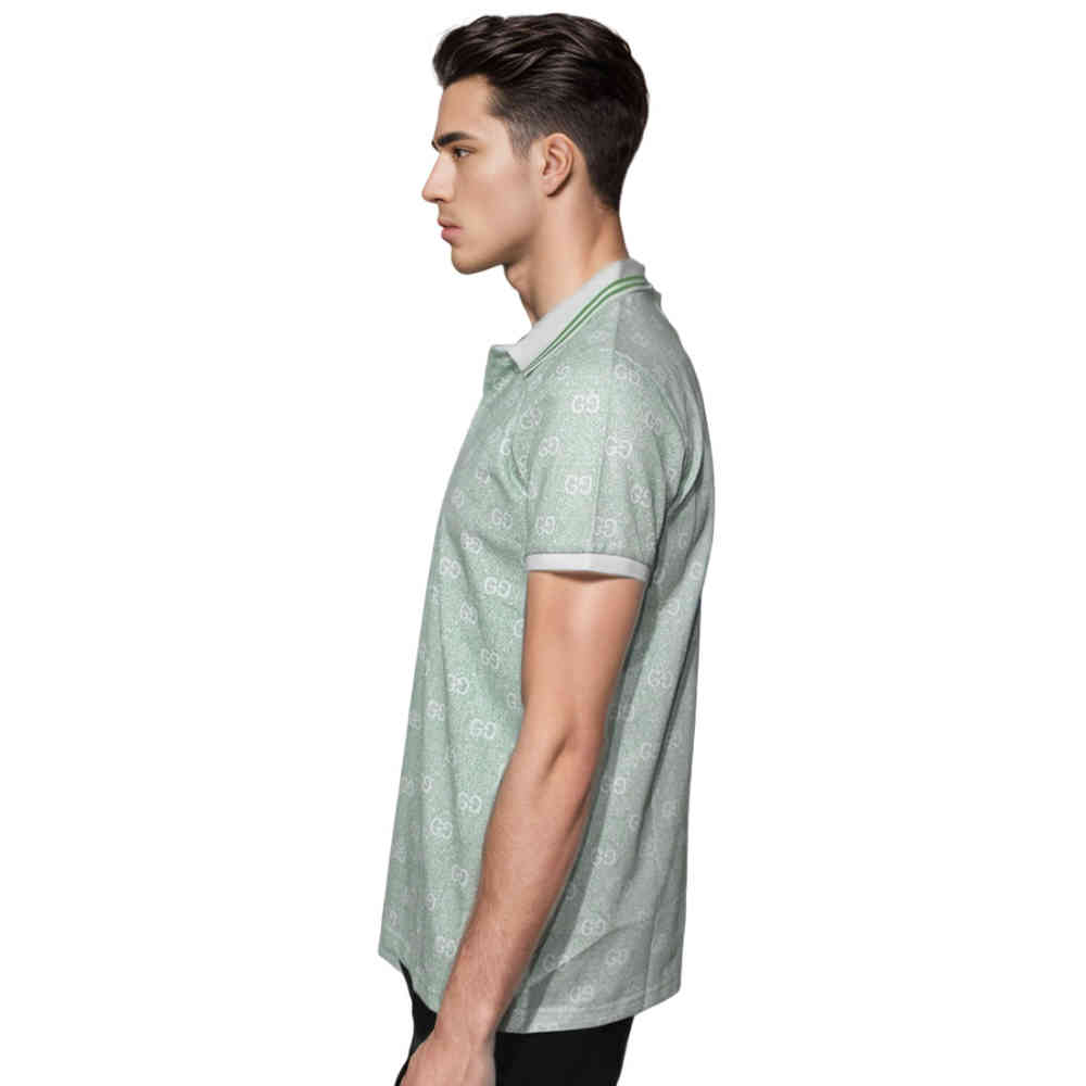 Gucci Green Premium Quality Polo Tees-2