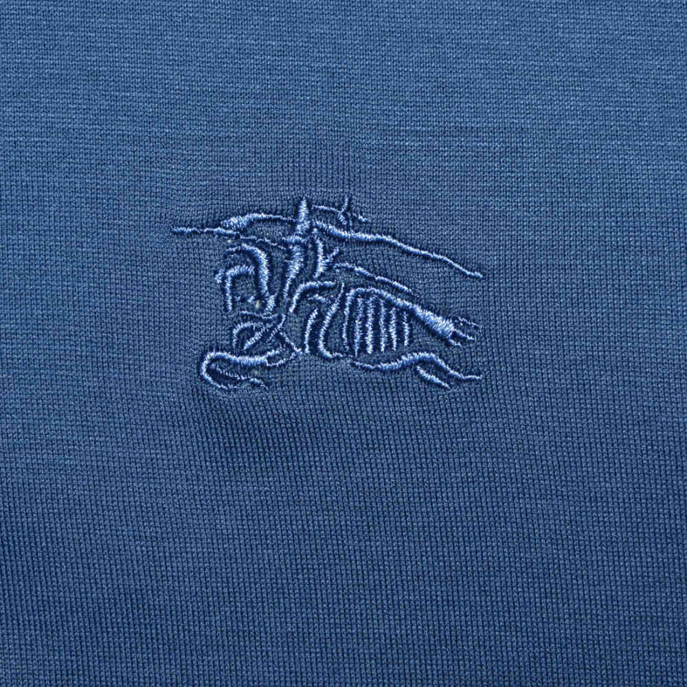 Burberry Blue Premium Quality Polo Tees-3