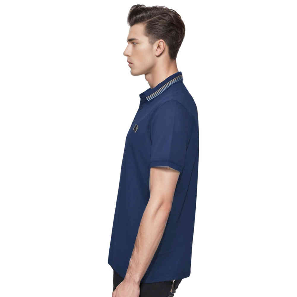 Burberry Blue Premium Quality Polo Tees-2