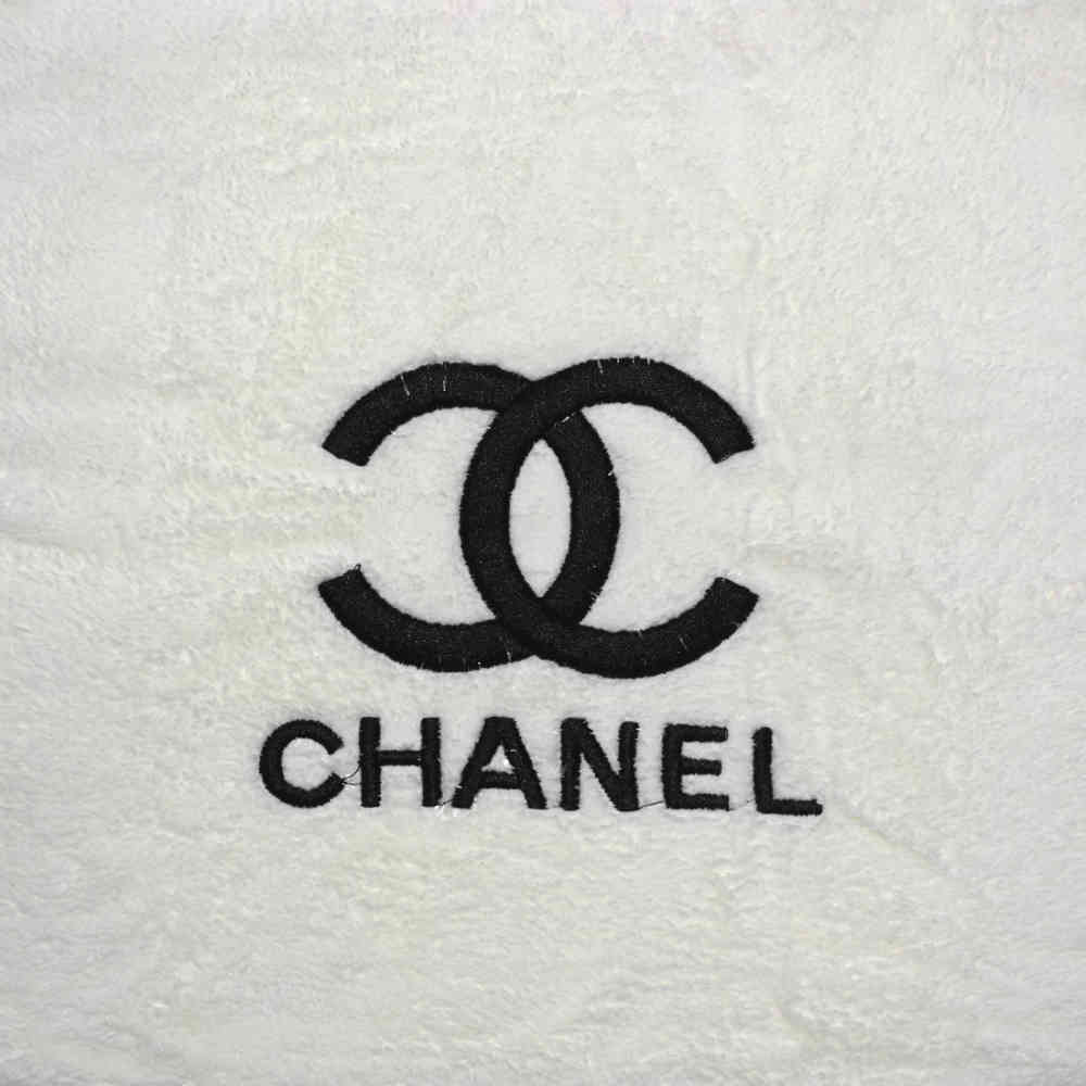 Chanel Off White Premium Quality Towels - Set of 2-thumb-1