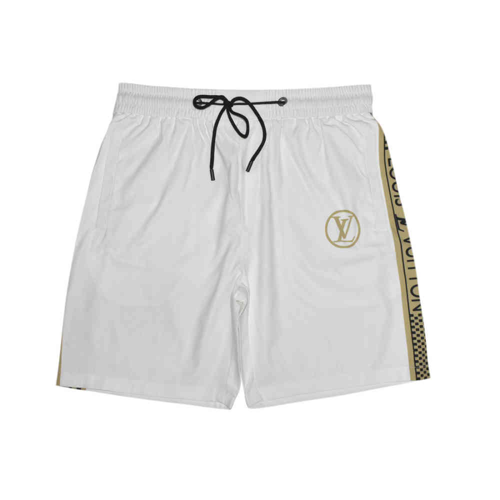 White Louis Vuitton Black  Premium Quality Men's Shorts