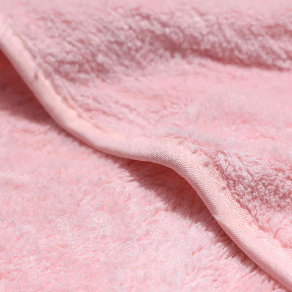 Hermes Paris Embroidery Logo Pink Towels - Set of 2-thumb-2