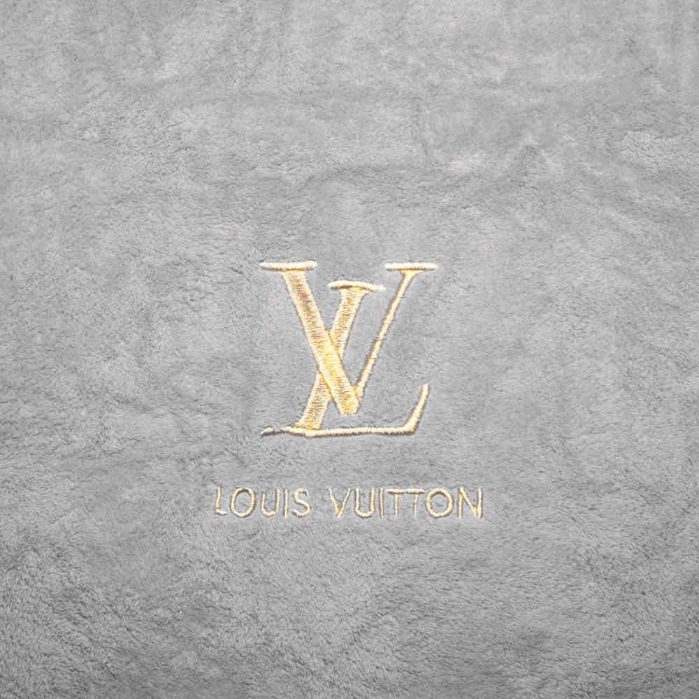 Louis Vuitton Grey Premium Quality Towels - Set of 2-1
