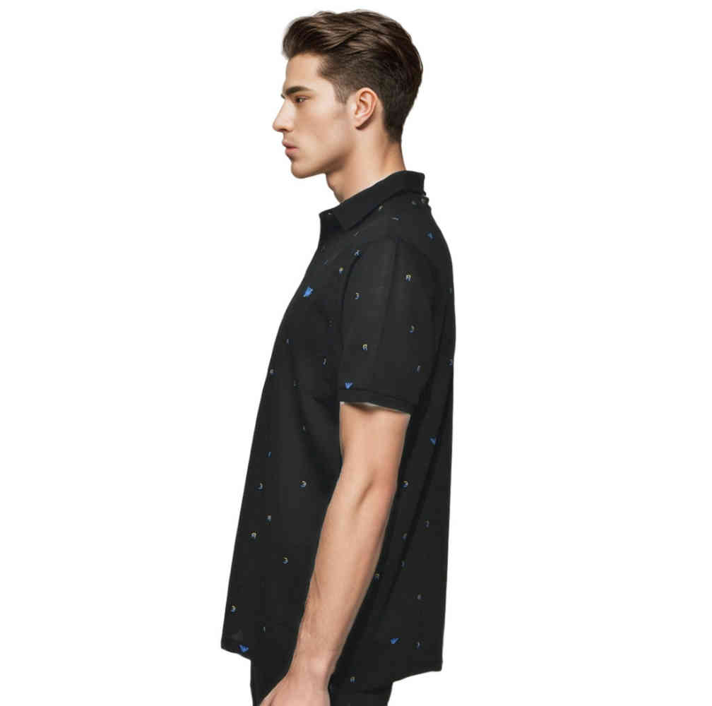 Giorgio Armani Black Premium Quality Polo Tees-thumb-2