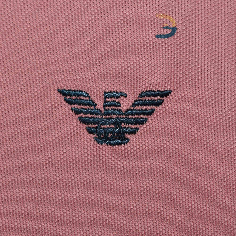 Giorgio Armani Pink Premium Quality Polo Tees-3
