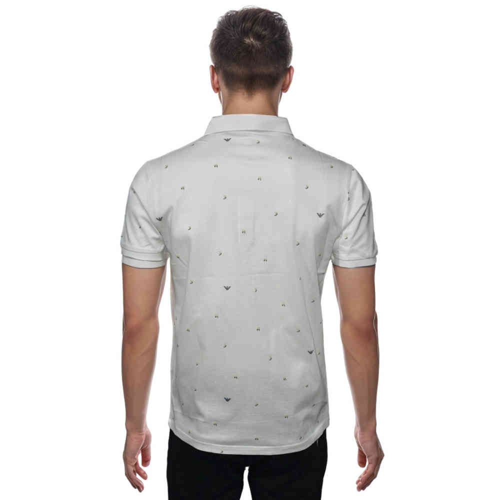 Giorgio Armani White Premium Quality Polo Tees-thumb-1