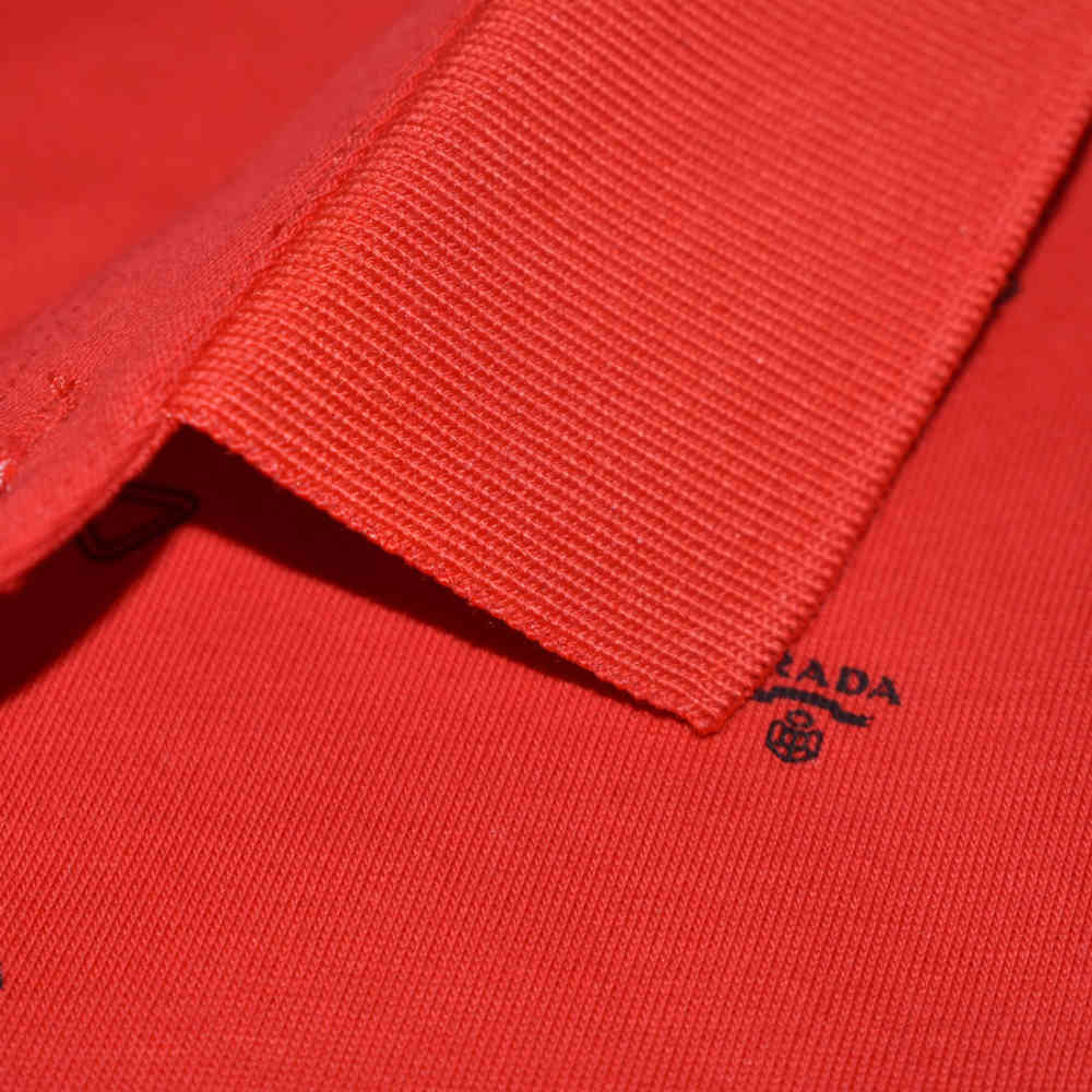 Prada Red Premium Quality Polo Tees-4