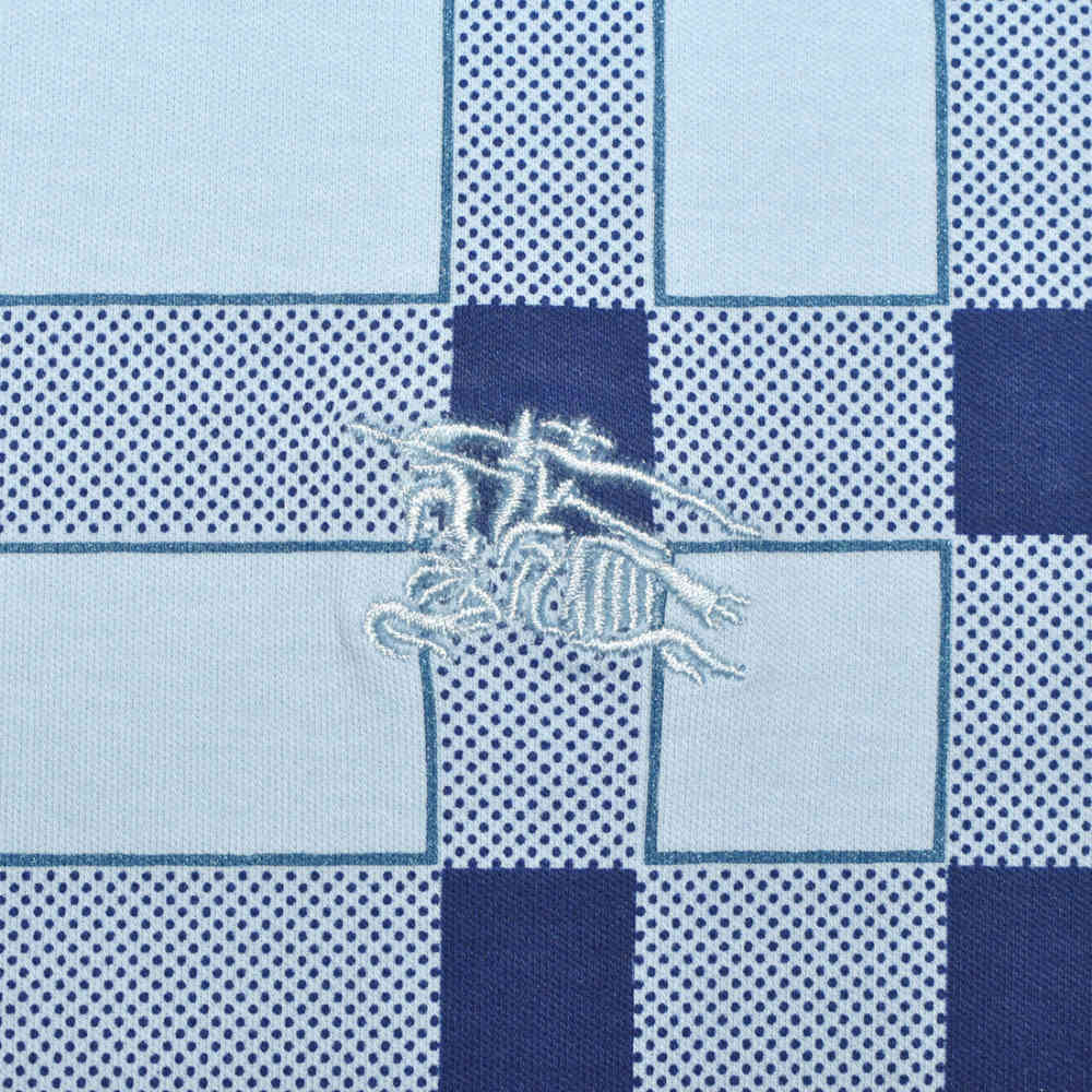 Burberry Sky Blue Premium Quality Polo Tees-thumb-3