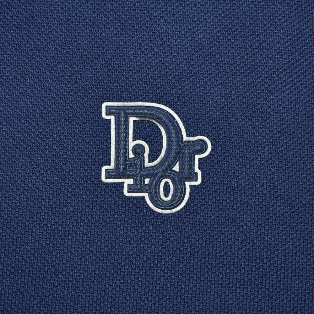 Dior Navy Blue Premium Quality Polo Tees-3