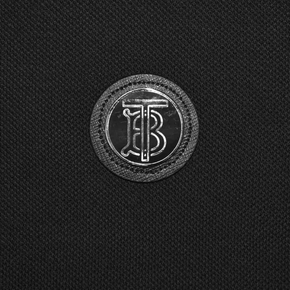 Burberry Black Premium Quality Polo Tees-4