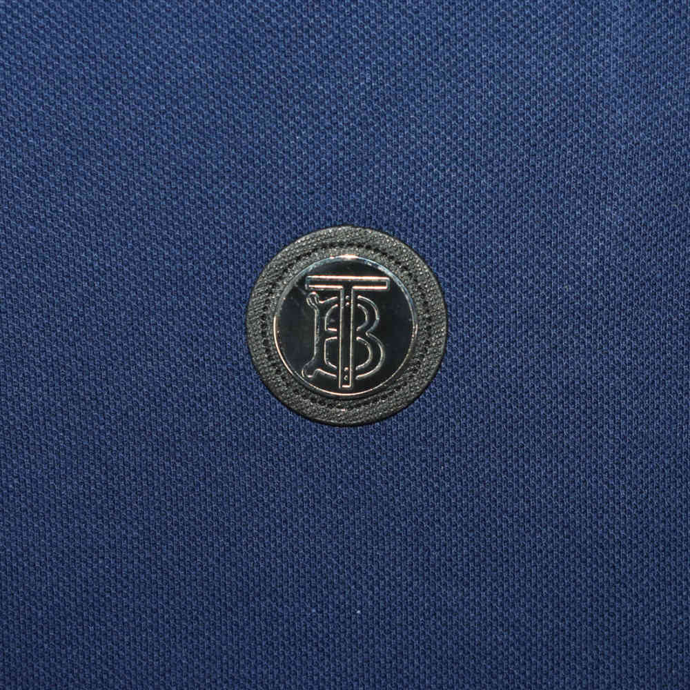 Burberry Blue Premium Quality Polo Tees-thumb-4