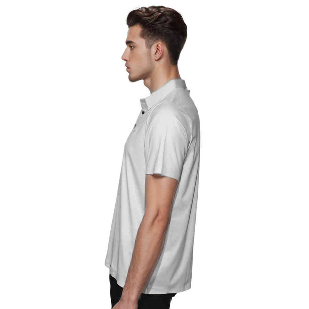 Fendi Embossed logo White Premium Polo T-shirt-2